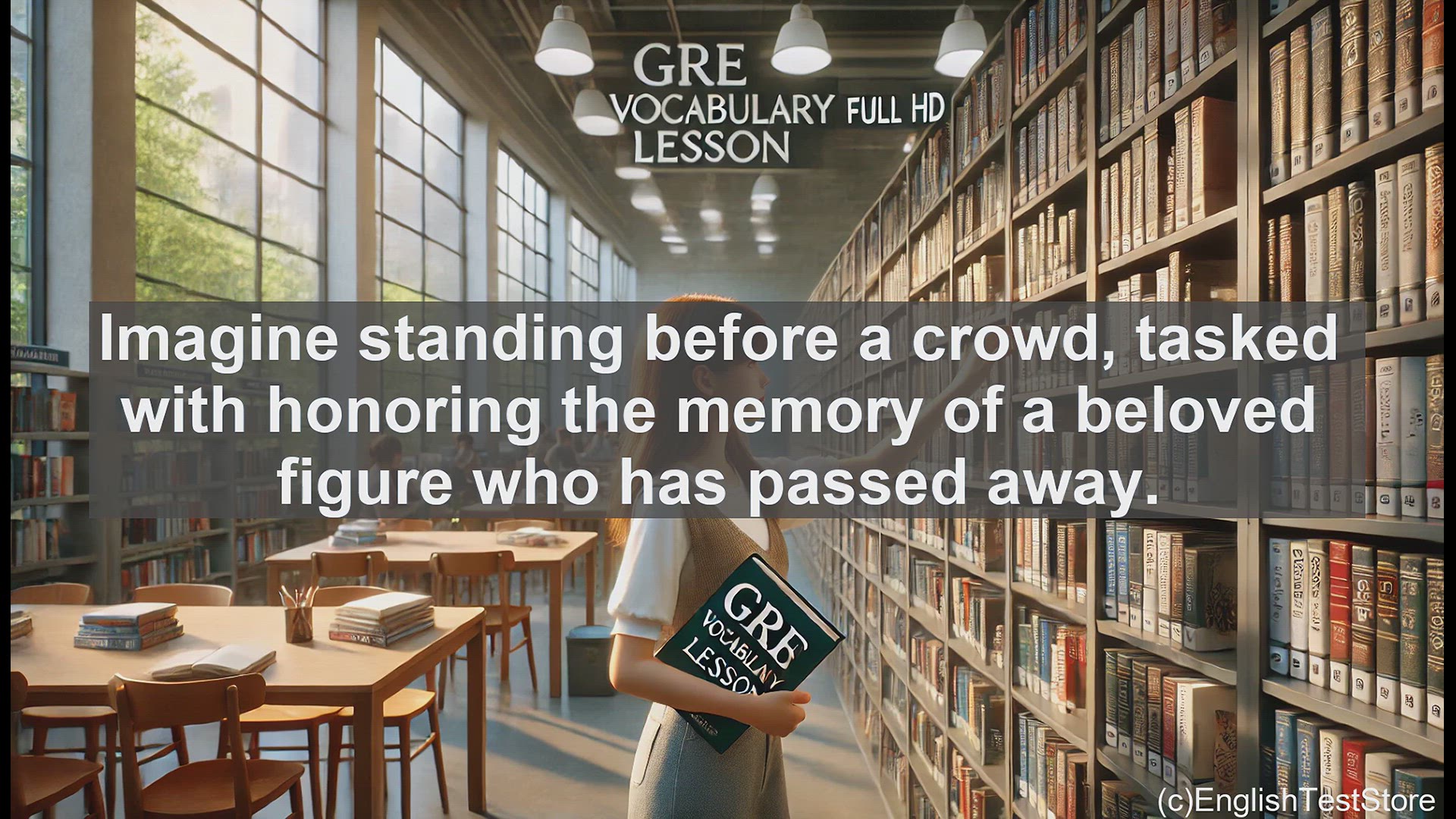 'Video thumbnail for GRE Vocabulary Lesson: Exploring the Poignant Term 'Elegy''