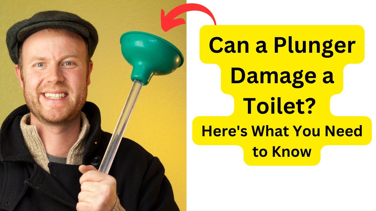 'Video thumbnail for Can a Plunger Damage a Toilet? Here's What You Need to Know.'