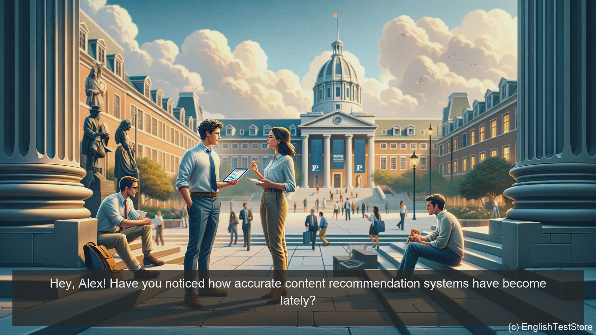 'Video thumbnail for English Conversation for Informatics Engineering: AI in Content Recommendation Systems'