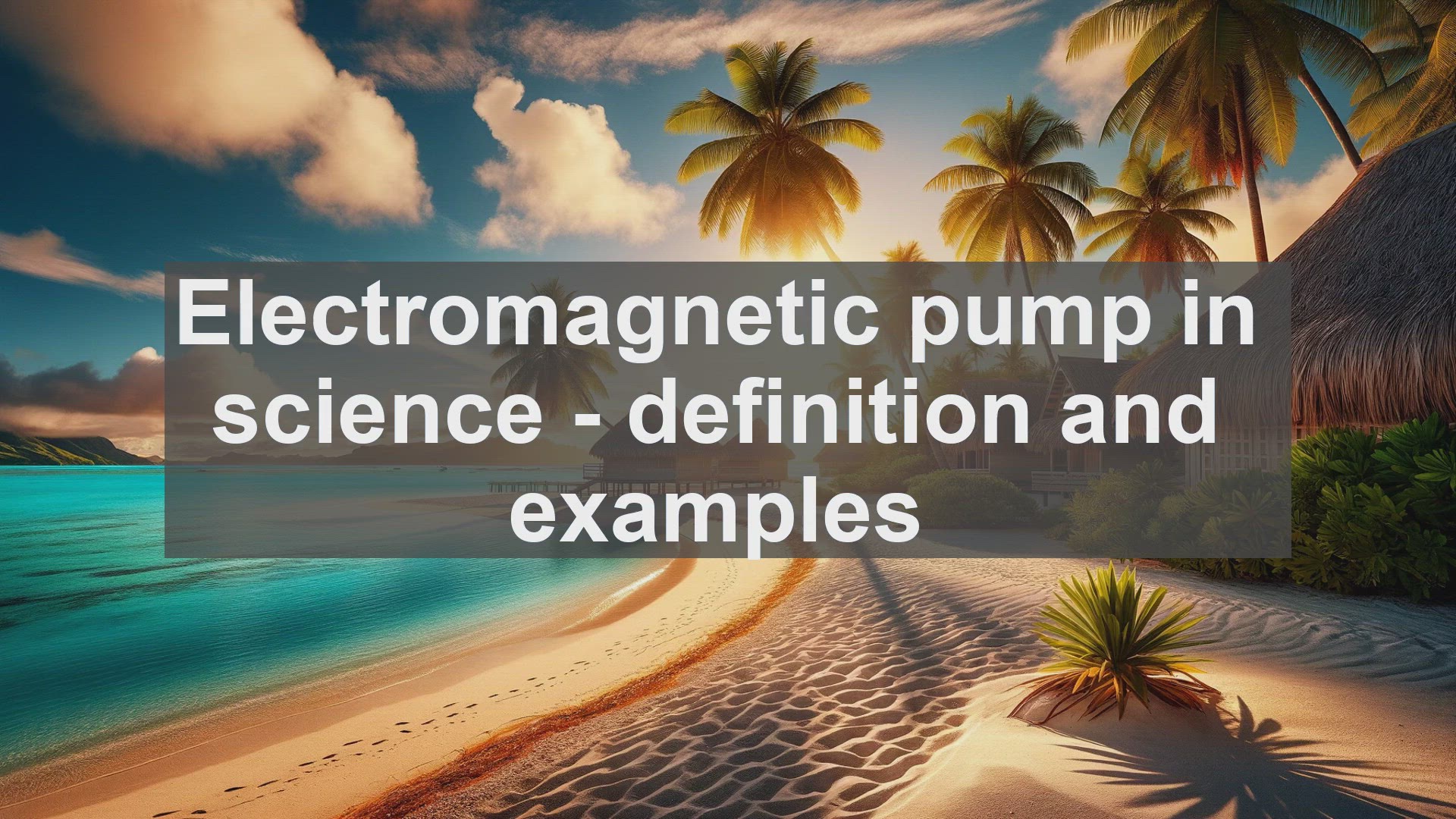'Video thumbnail for Electromagnetic pump in science  definition and examples'