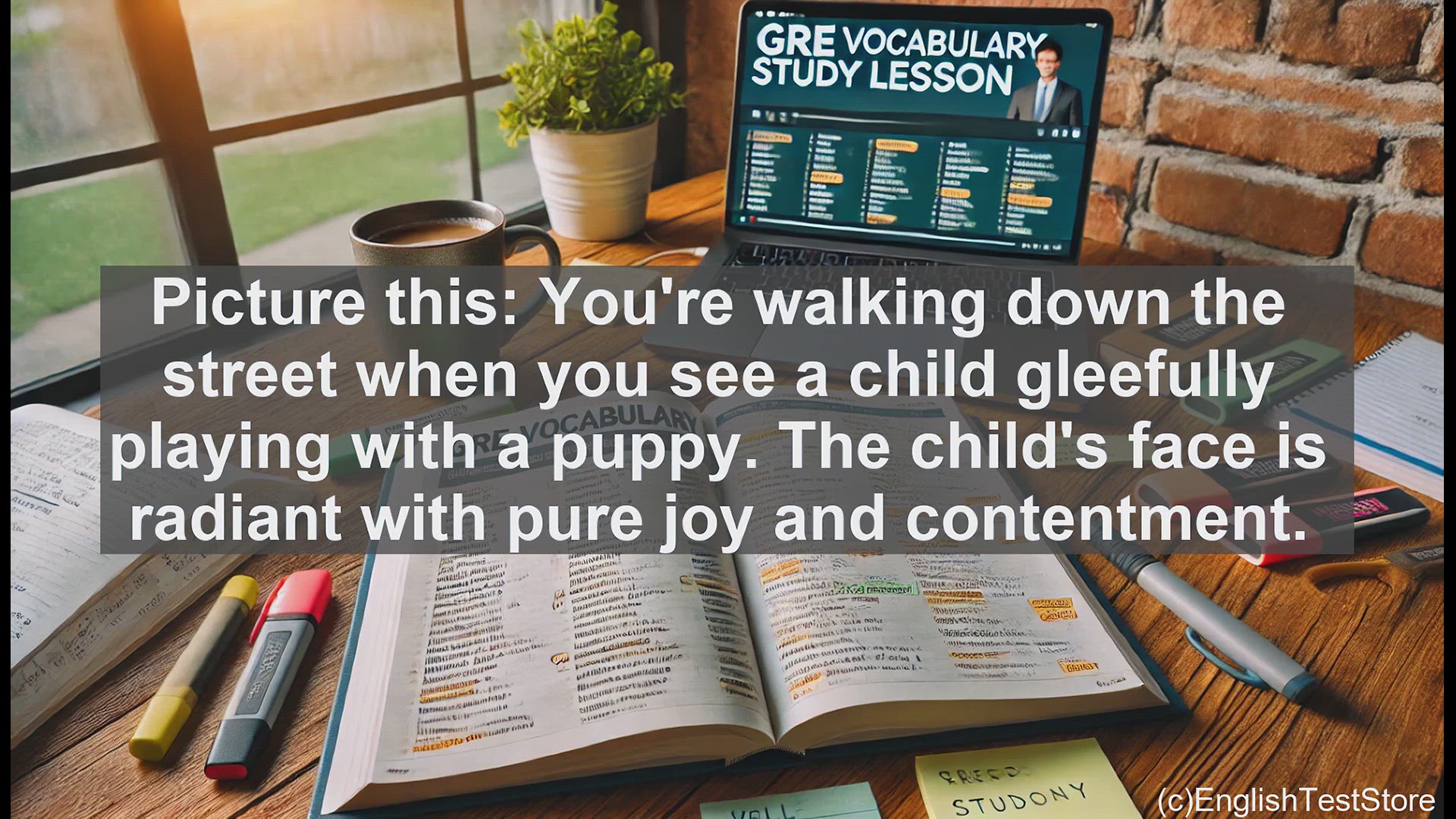 'Video thumbnail for GRE Vocabulary Lesson: Exploring the Captivating Word 'Beatific''