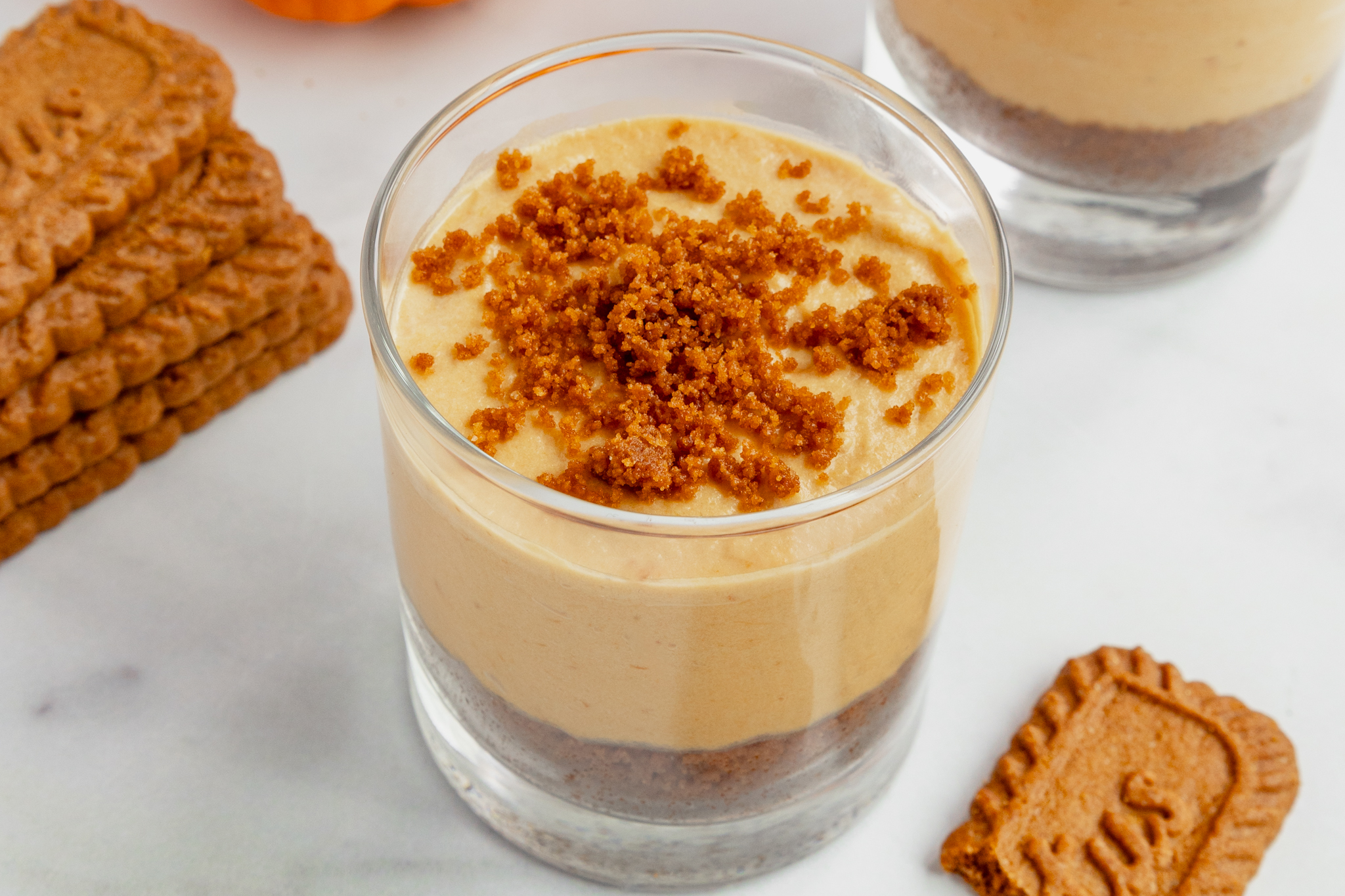 'Video thumbnail for Biscoff Pumpkin Cheesecake Cups'