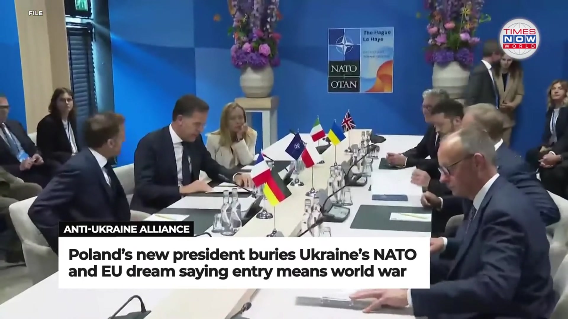 'Video thumbnail for Poland Crashes Ukraine’s NATO Bid, Joins Orban and Fico's Anti Kyiv Front | Times Now World'