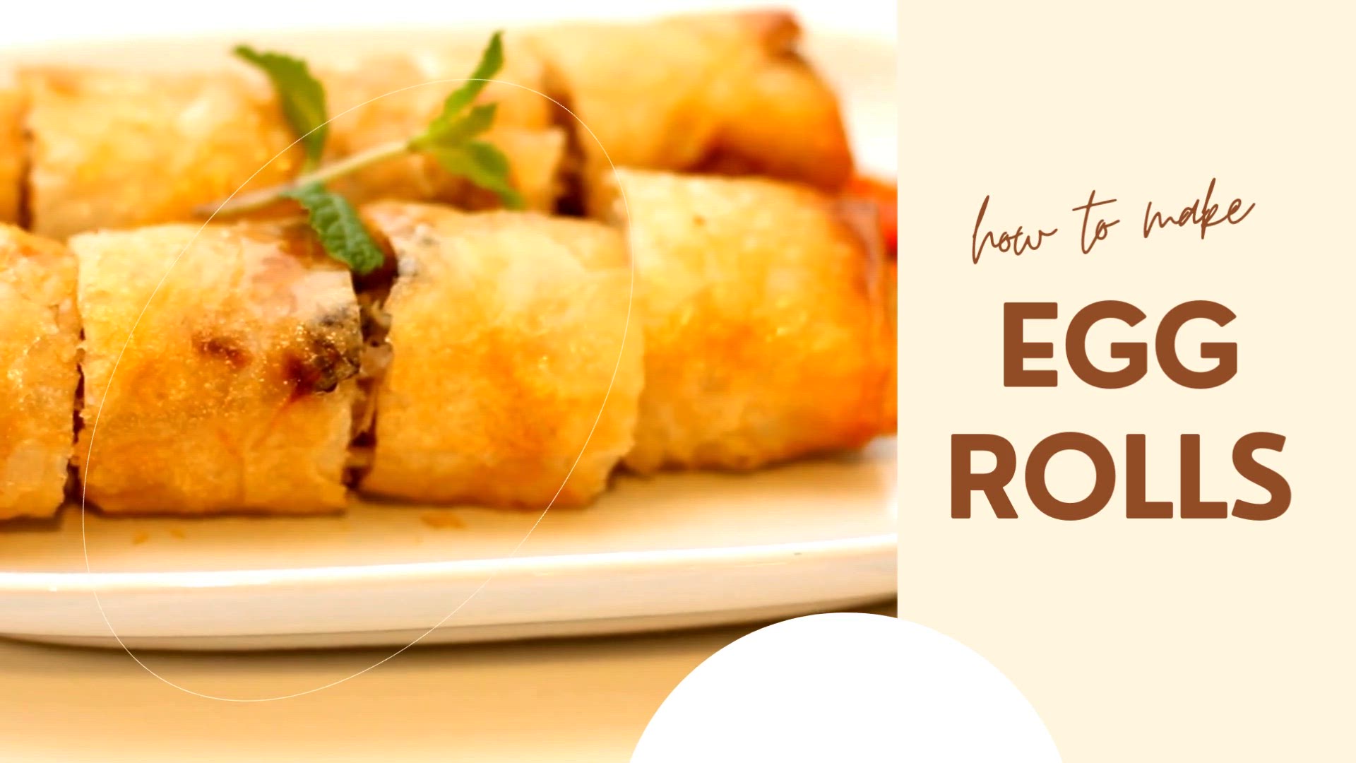 'Video thumbnail for Egg Rolls'