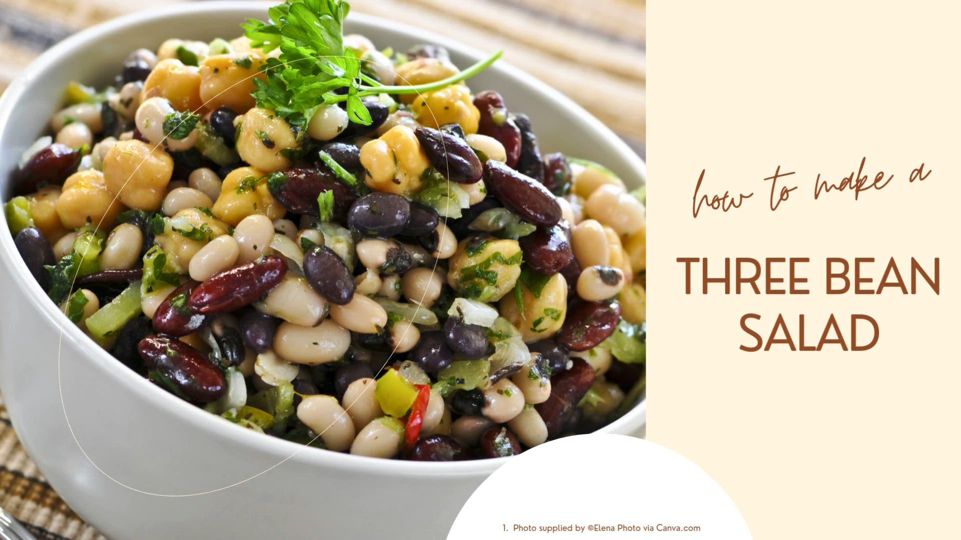 'Video thumbnail for Three Bean Salad'