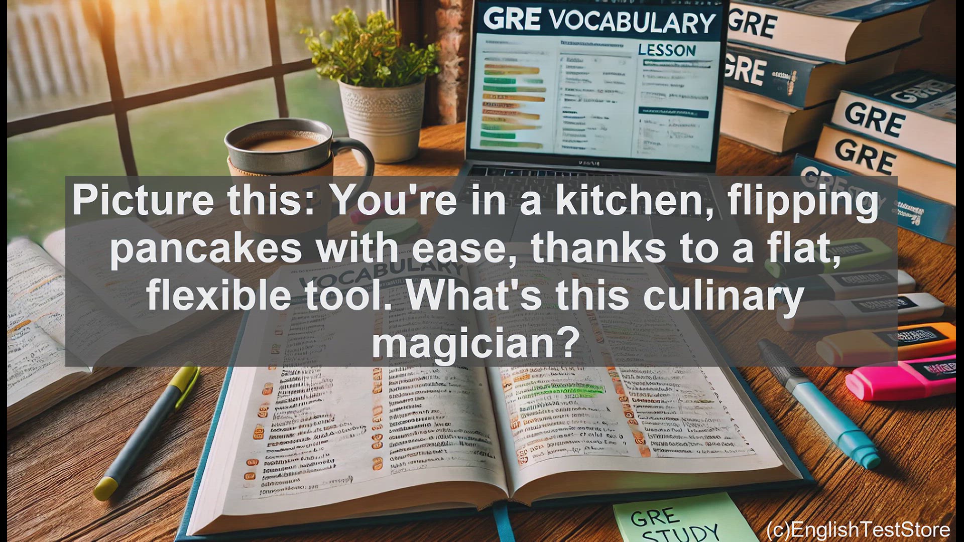 'Video thumbnail for GRE Vocabulary Lesson: The Versatile Spatula - Beyond the Kitchen'
