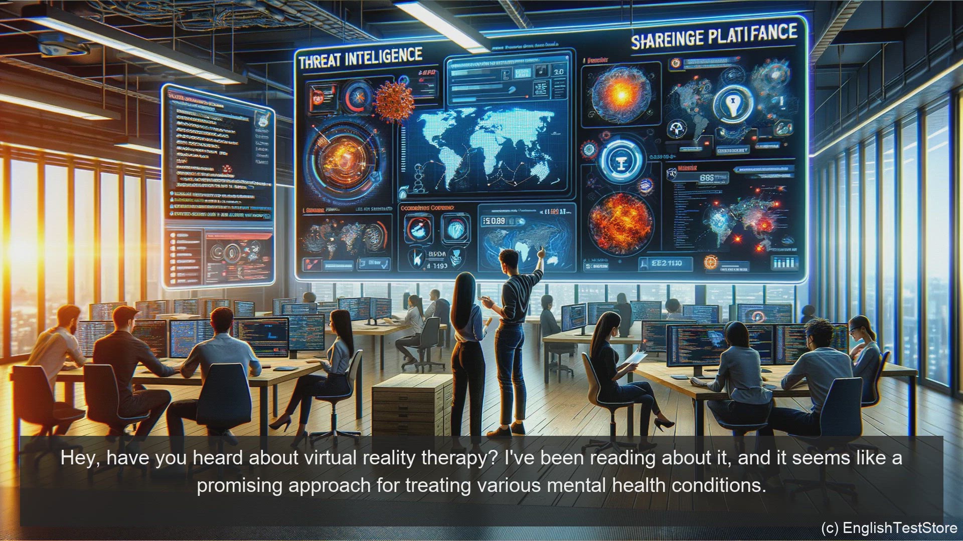 'Video thumbnail for English Conversation for Informatics Engineering: Virtual Reality Therapy Applications'