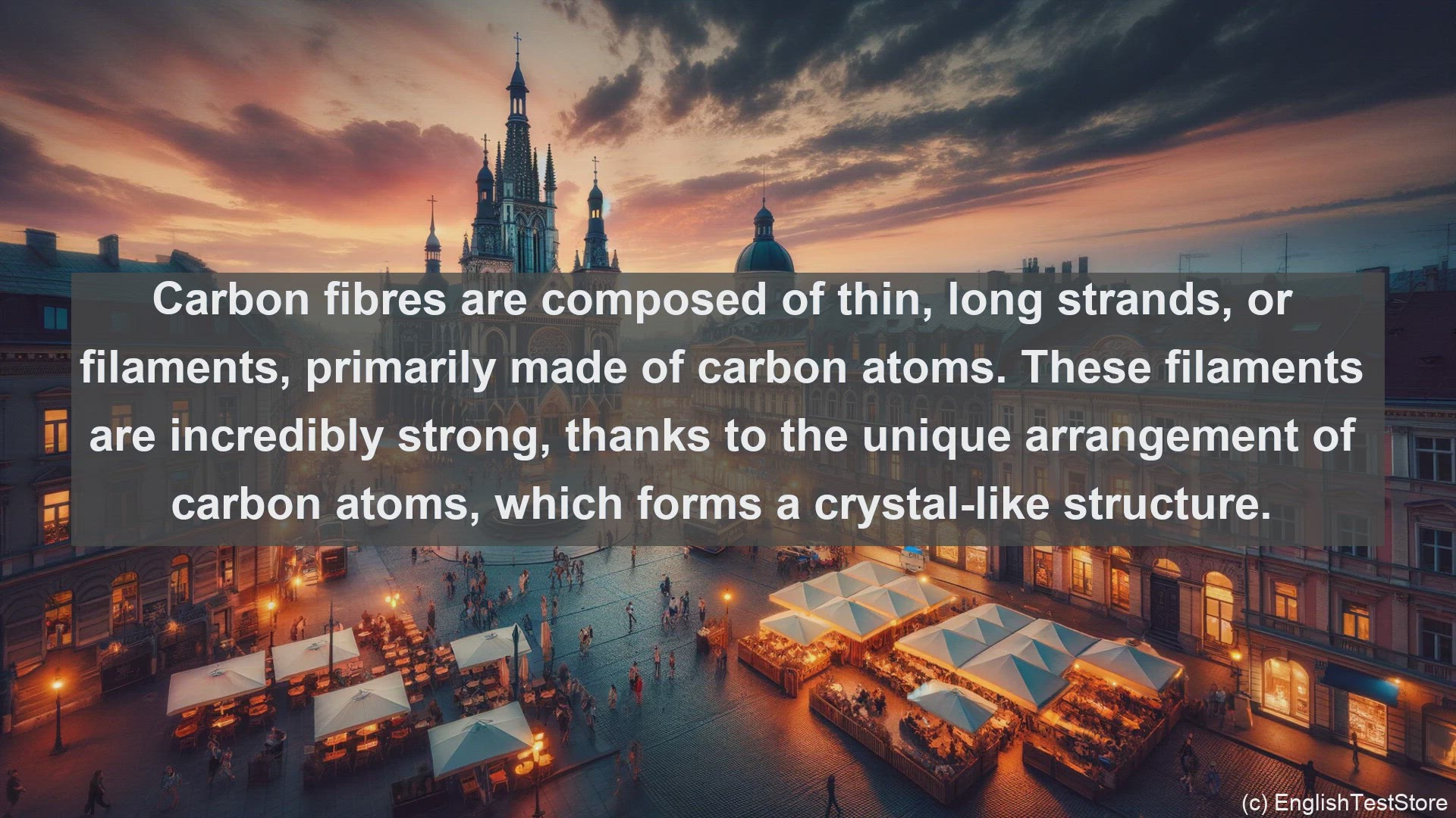 'Video thumbnail for Carbon fibres in science  definition and examples'