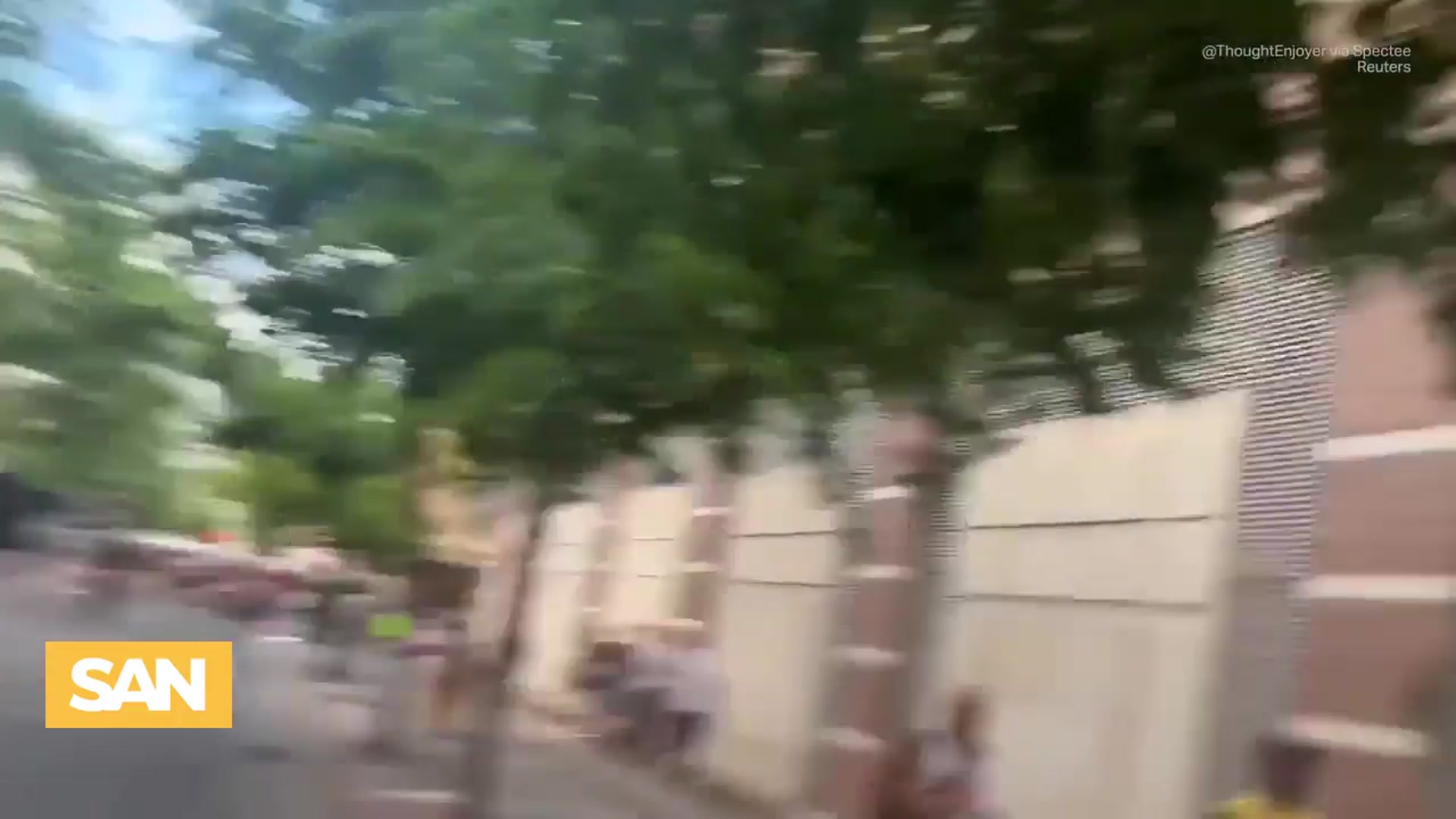 'Video thumbnail for Bystander killed at ‘No Kings’ protest in Salt Lake City, suspect arrested'