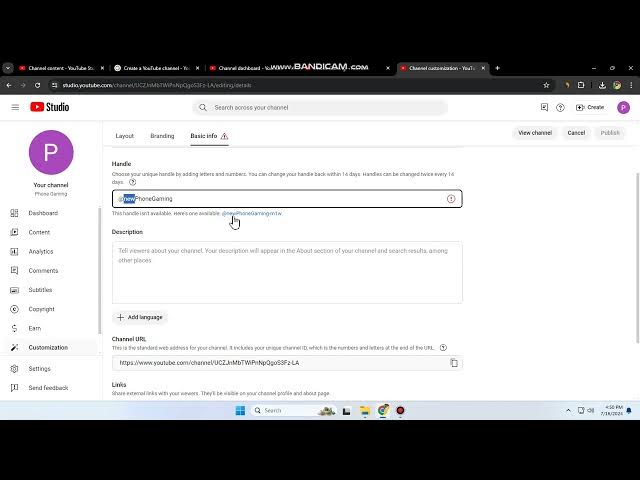 Video thumbnail for change youtube username 2024