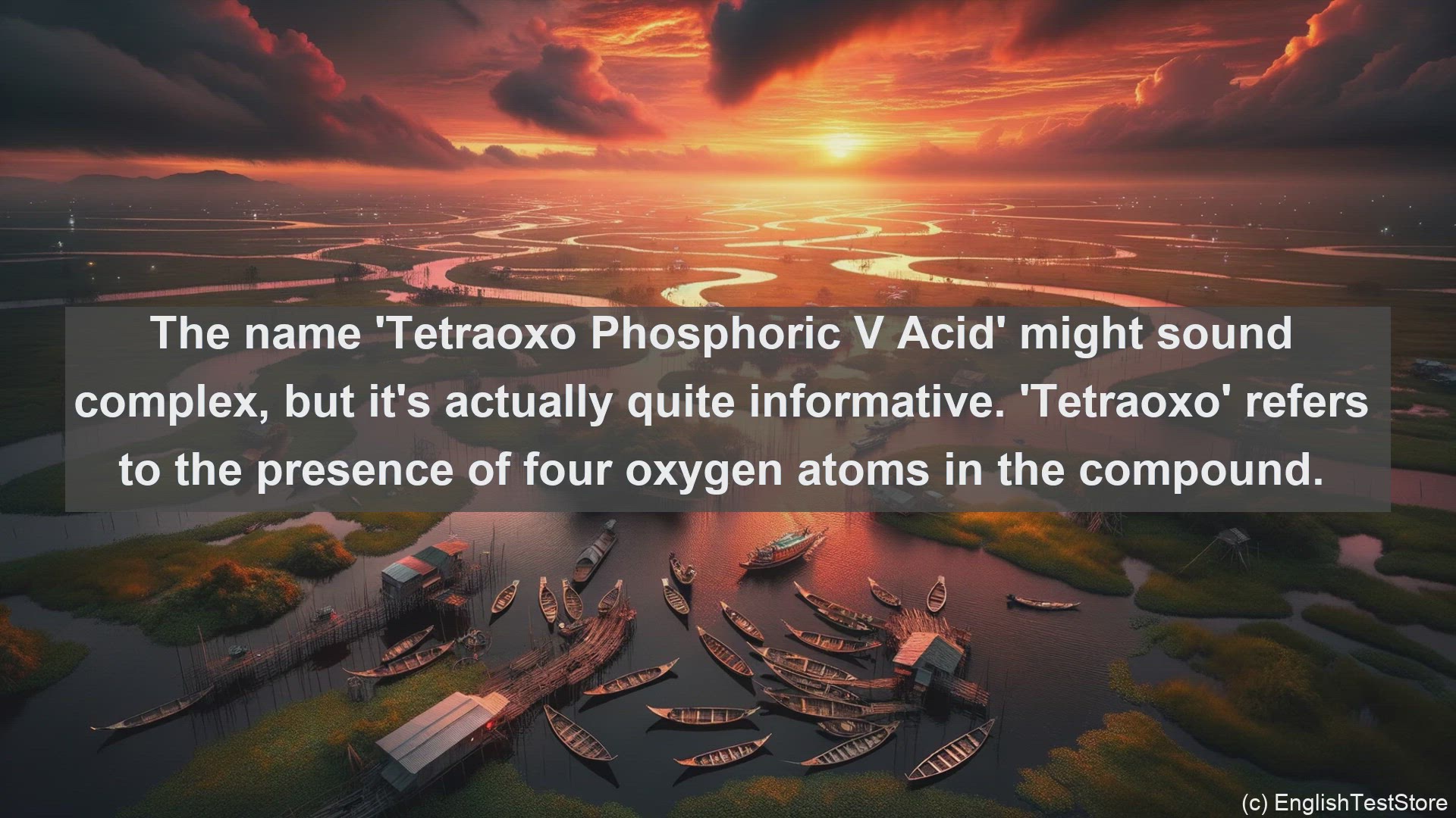 'Video thumbnail for Tetraoxo phosphoric v acid in science  definition and examples'