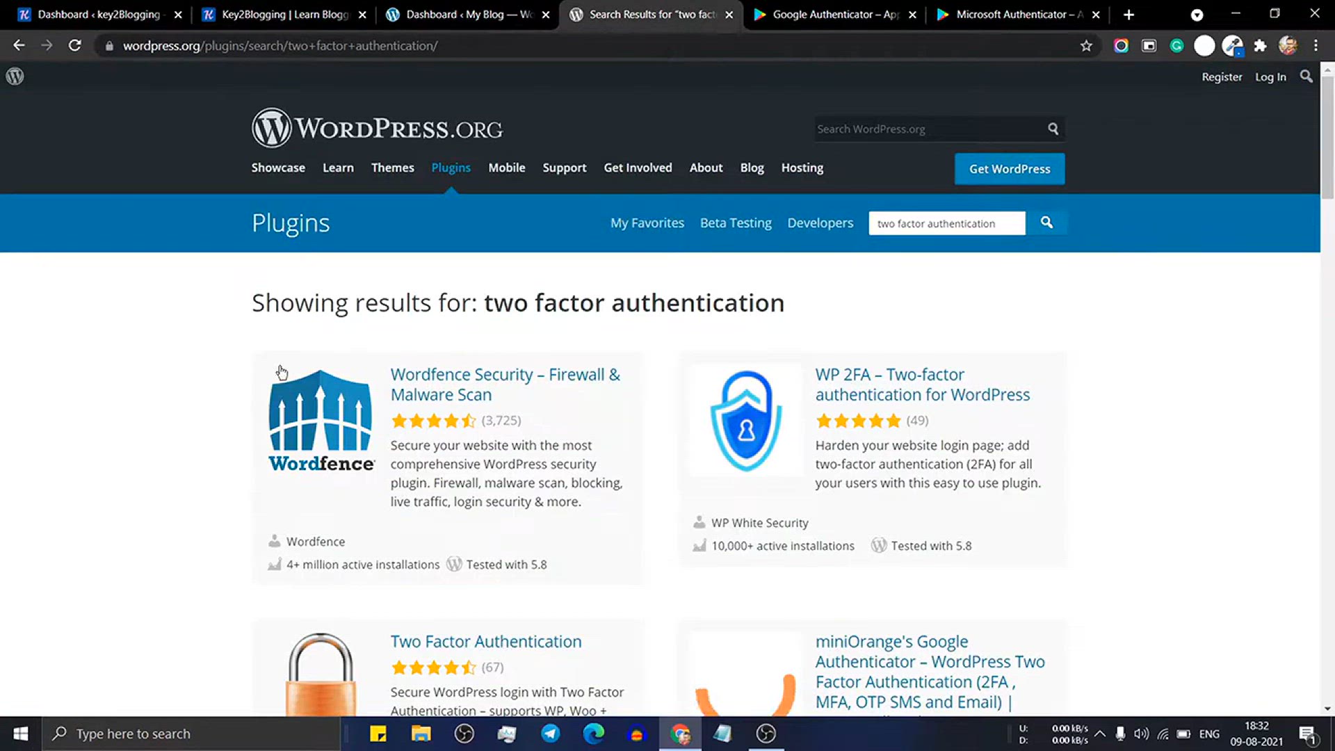 'Video thumbnail for How to Add Two factor Authentication (2FA) In WordPress for Free _ (WordPress Security)'
