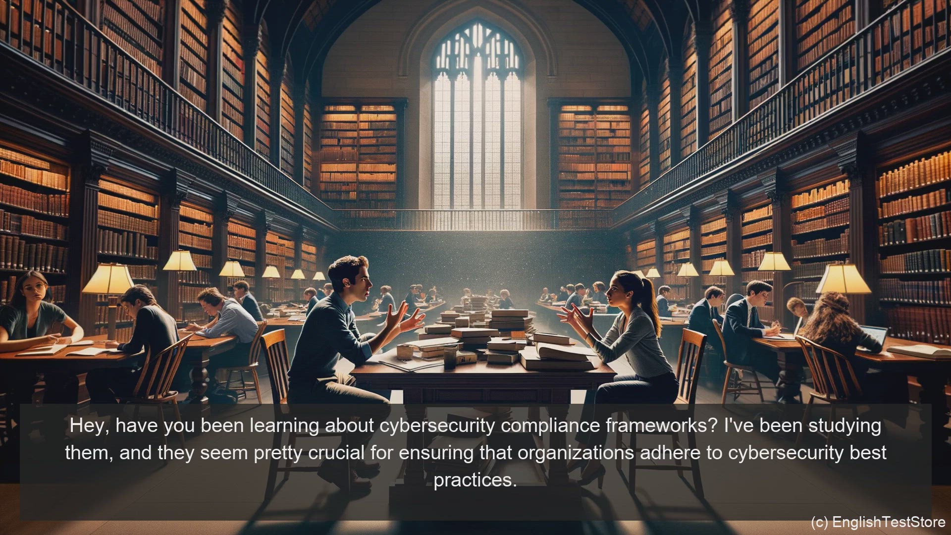'Video thumbnail for English Conversation for Informatics Engineering: Cybersecurity Compliance Frameworks'