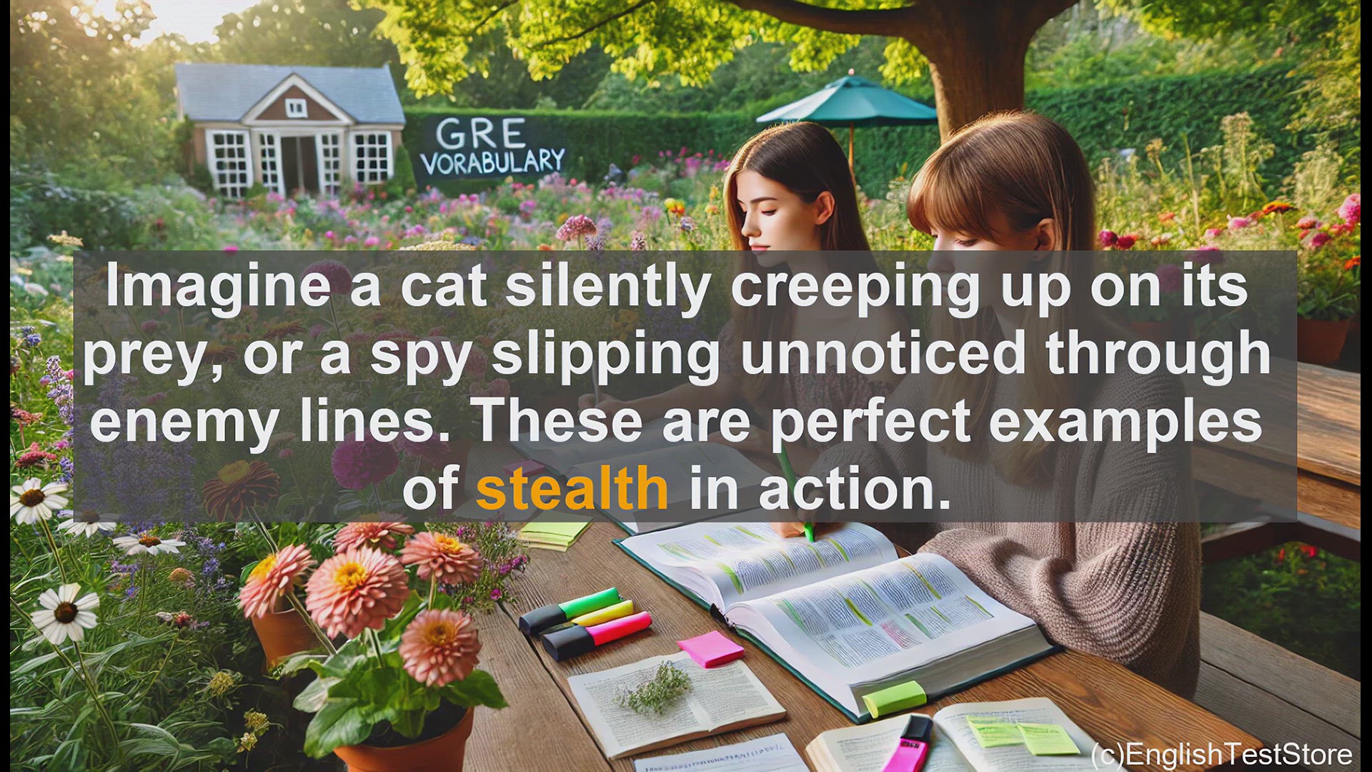 'Video thumbnail for GRE Vocabulary Lesson: Mastering the Art of Stealth - A Vocabulary Exploration'