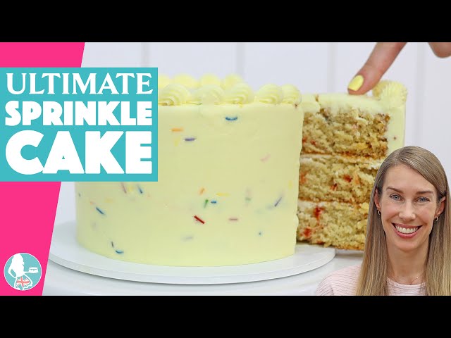 Video thumbnail for Ultimate Sprinkle Cake Tutorial