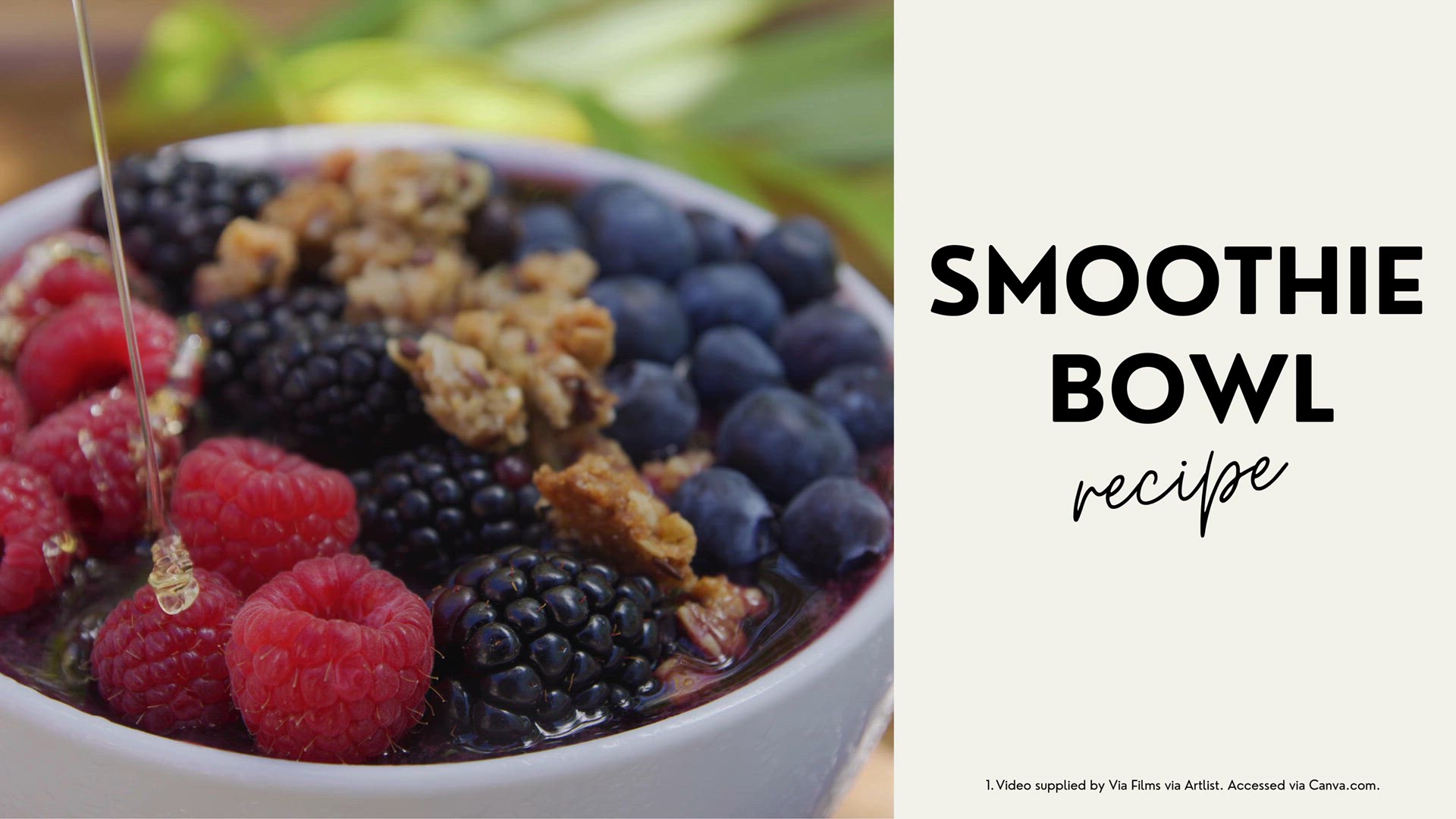 'Video thumbnail for Smoothie Bowl'