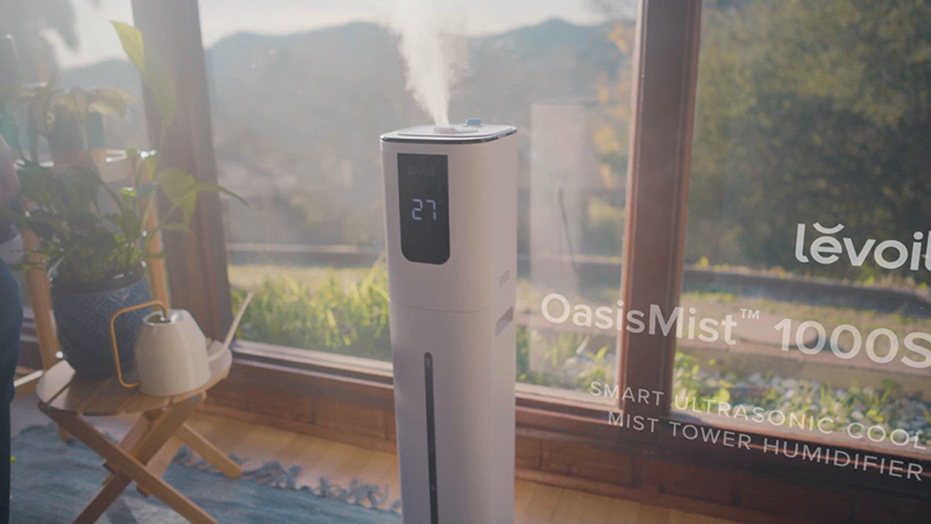 'Video thumbnail for LEVOIT OasisMist 1000S (10L) Smart Humidifier for Home Large Room Bedroom'