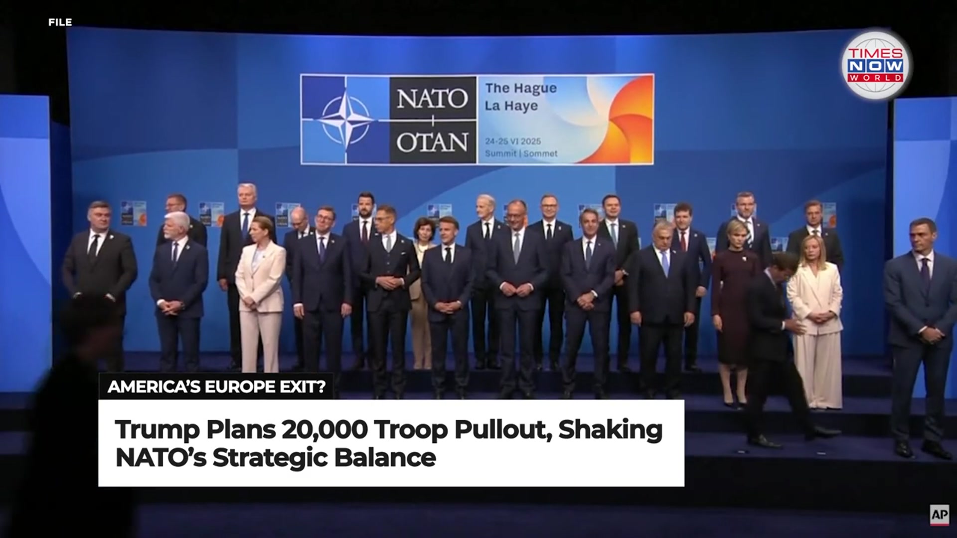'Video thumbnail for Trump Defies NATO: 20,000 U.S. Troops To Exit Europe! | Times Now World'