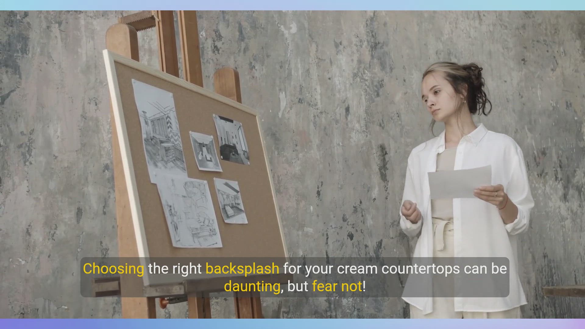 'Video thumbnail for Top 10 Backsplash Colors for Cream Countertops: A Kitchen Guide'