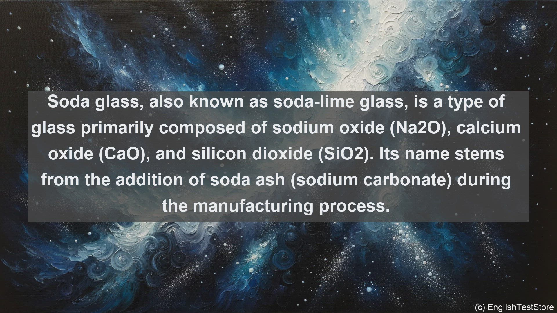 'Video thumbnail for Soda glass in science  definition and examples'