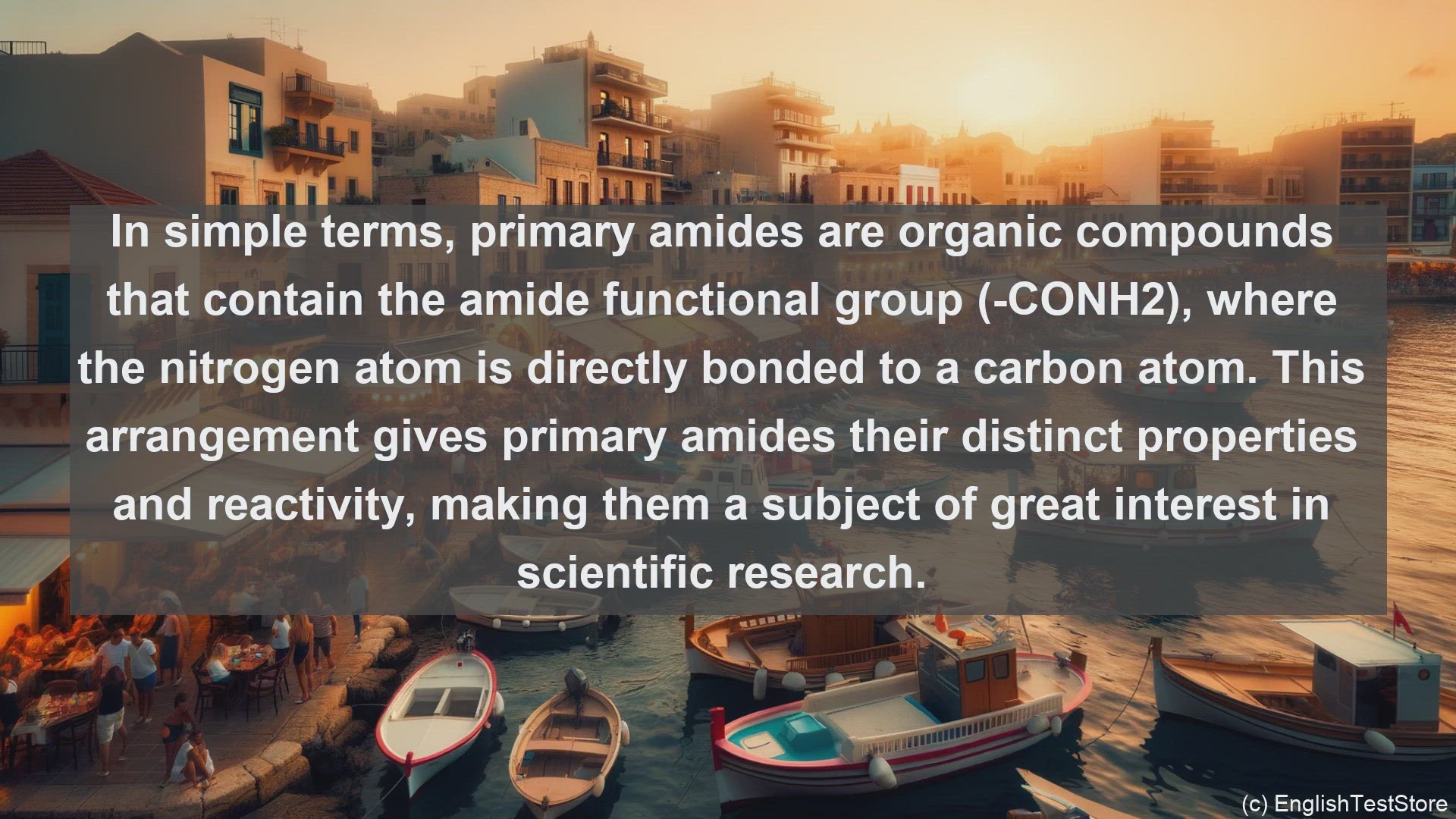 'Video thumbnail for Primary amides in science  definition and examples'