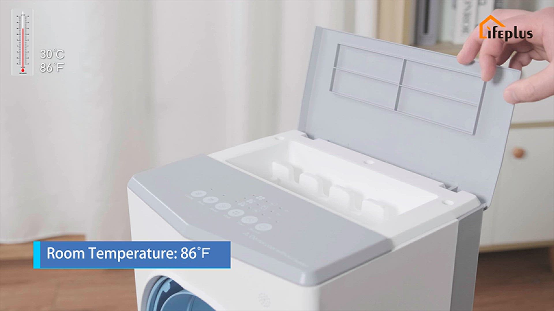 'Video thumbnail for 3 in 1 Portable Evaporative Air Cooler Swamp Cooler for Room'