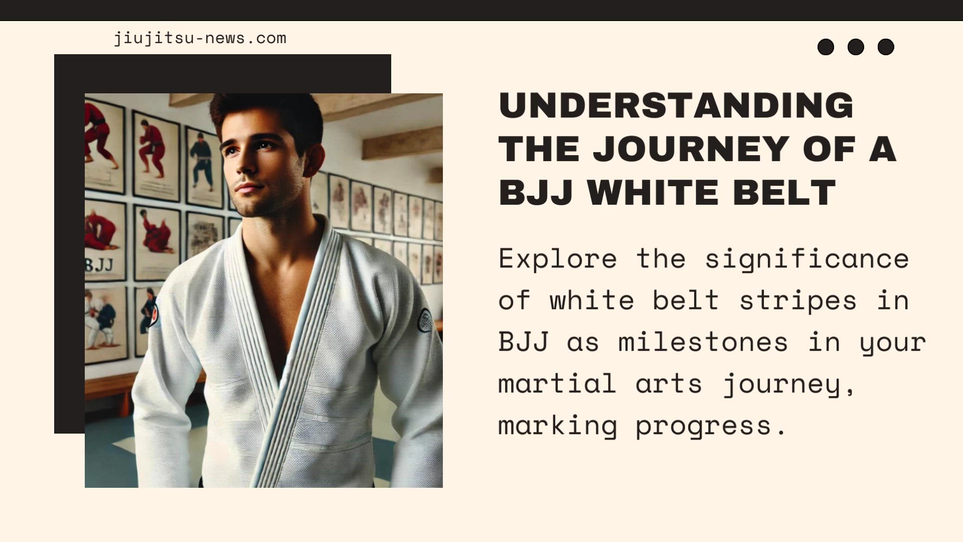 'Video thumbnail for White Belt Stripes in Brazilian Jiu-Jitsu'