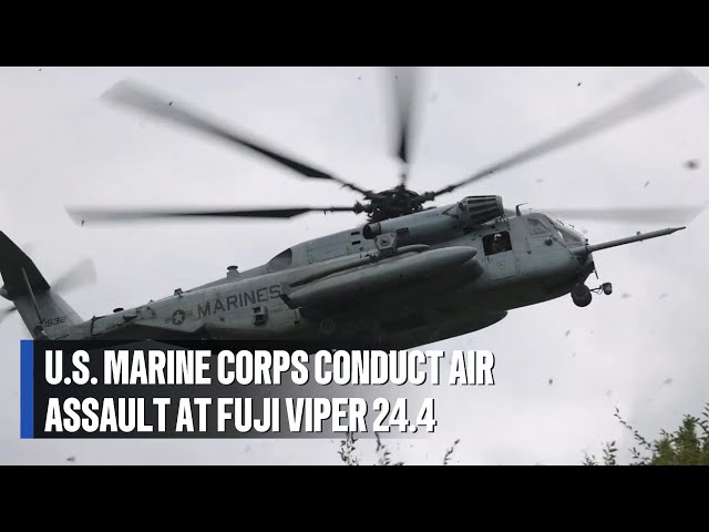 'Video thumbnail for U.S. Marines Conduct Air Assault at Fuji Viper 24.4 #military #usmc #usmarine'