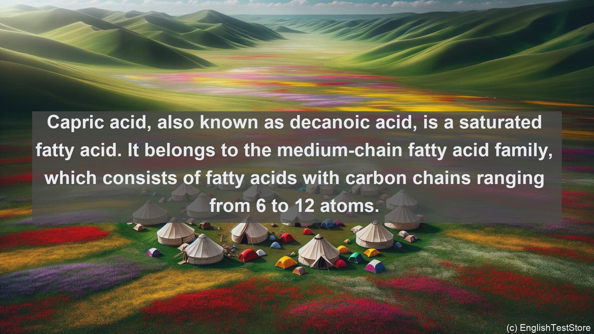 'Video thumbnail for Capric acid in science  definition and examples'