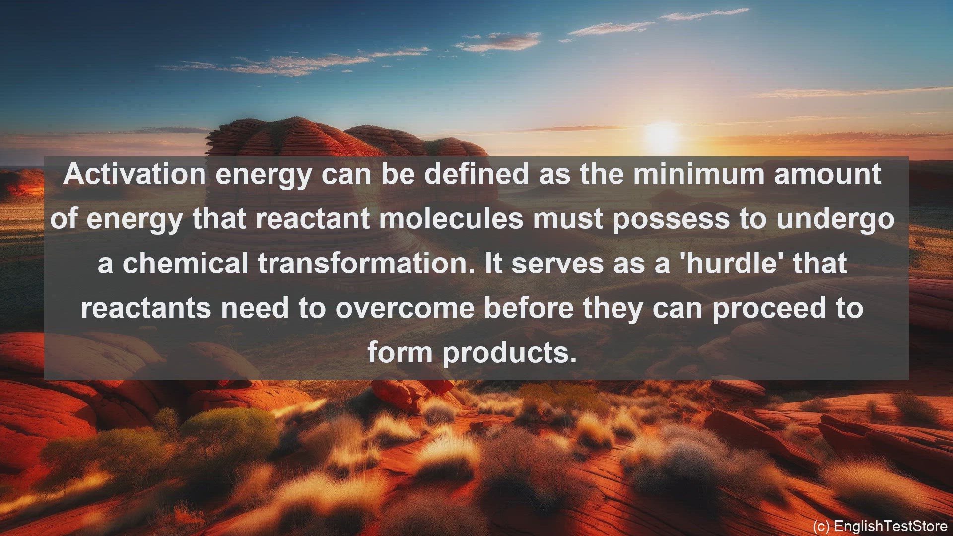 'Video thumbnail for Activation energy in science  definition and examples'