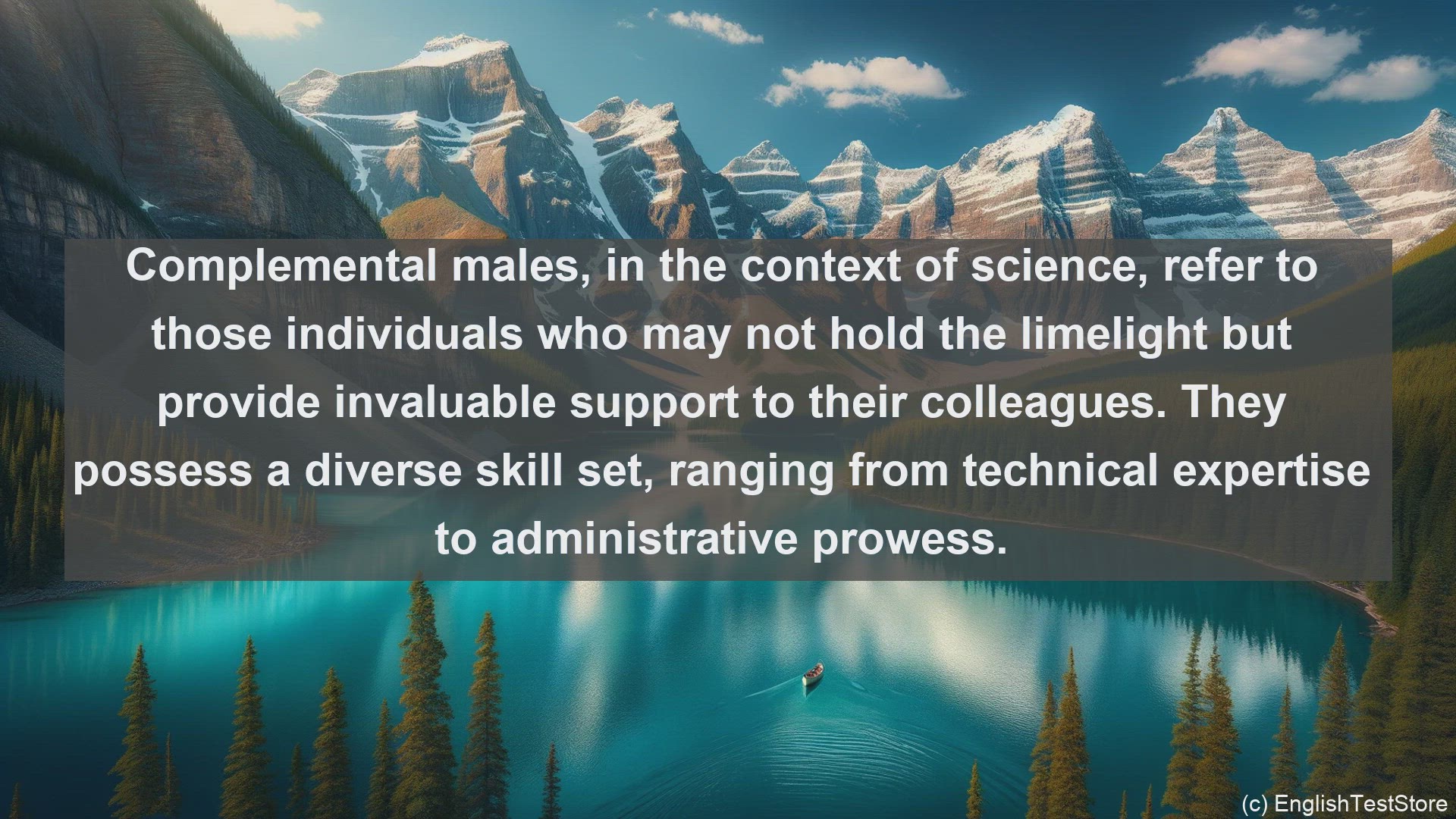 'Video thumbnail for Complemental males in science  definition and examples'