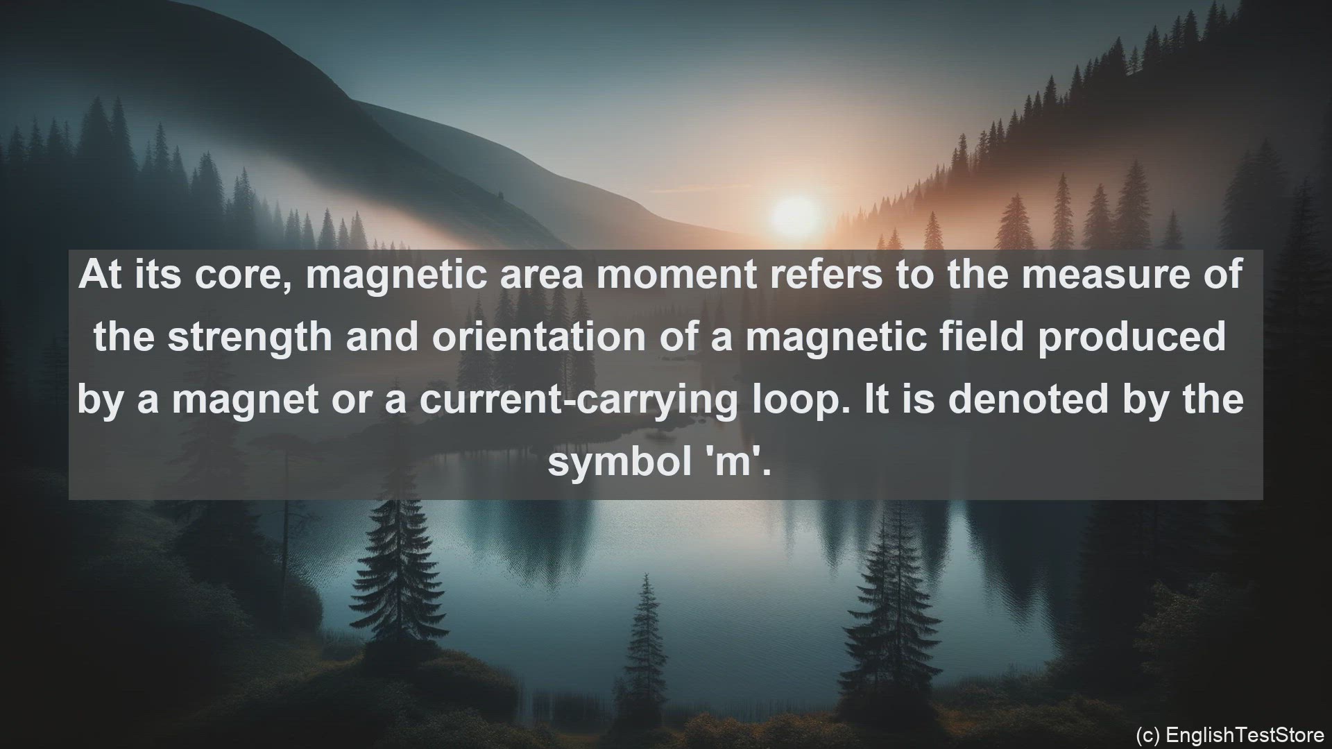 'Video thumbnail for Magnetic area moment in science  definition and examples'