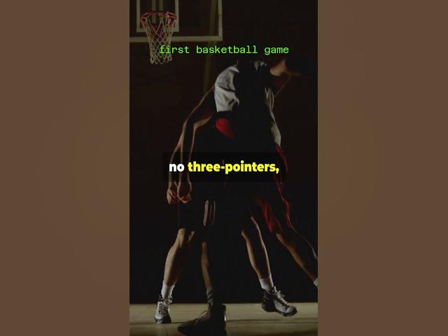 Video thumbnail for Jump into the first basketball #basketball #sports #shorts