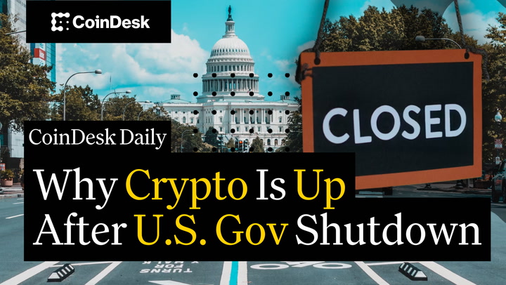 Video thumbnail for U.S. Government Shutdown Sends Crypto Market Rising