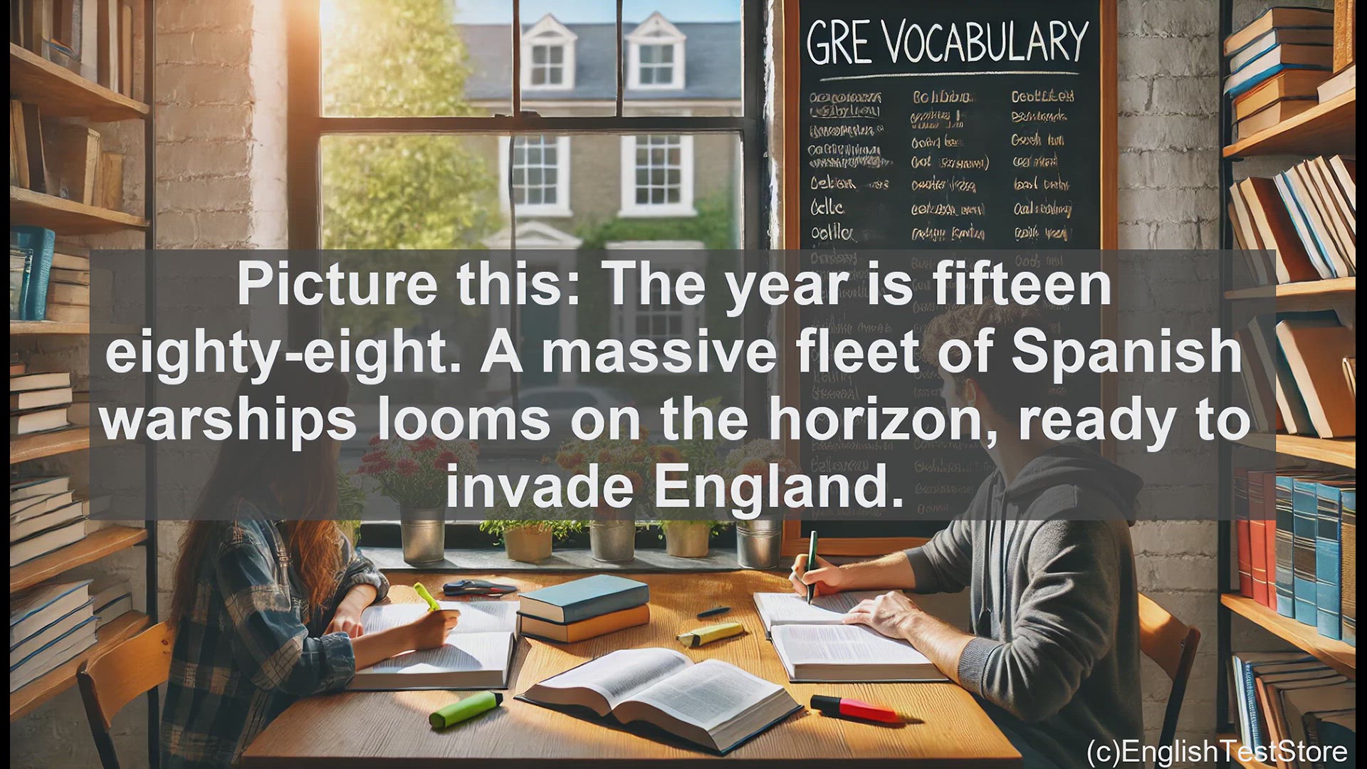 'Video thumbnail for GRE Vocabulary Lesson: The Mighty Spanish Armada - A Formidable Naval Force'