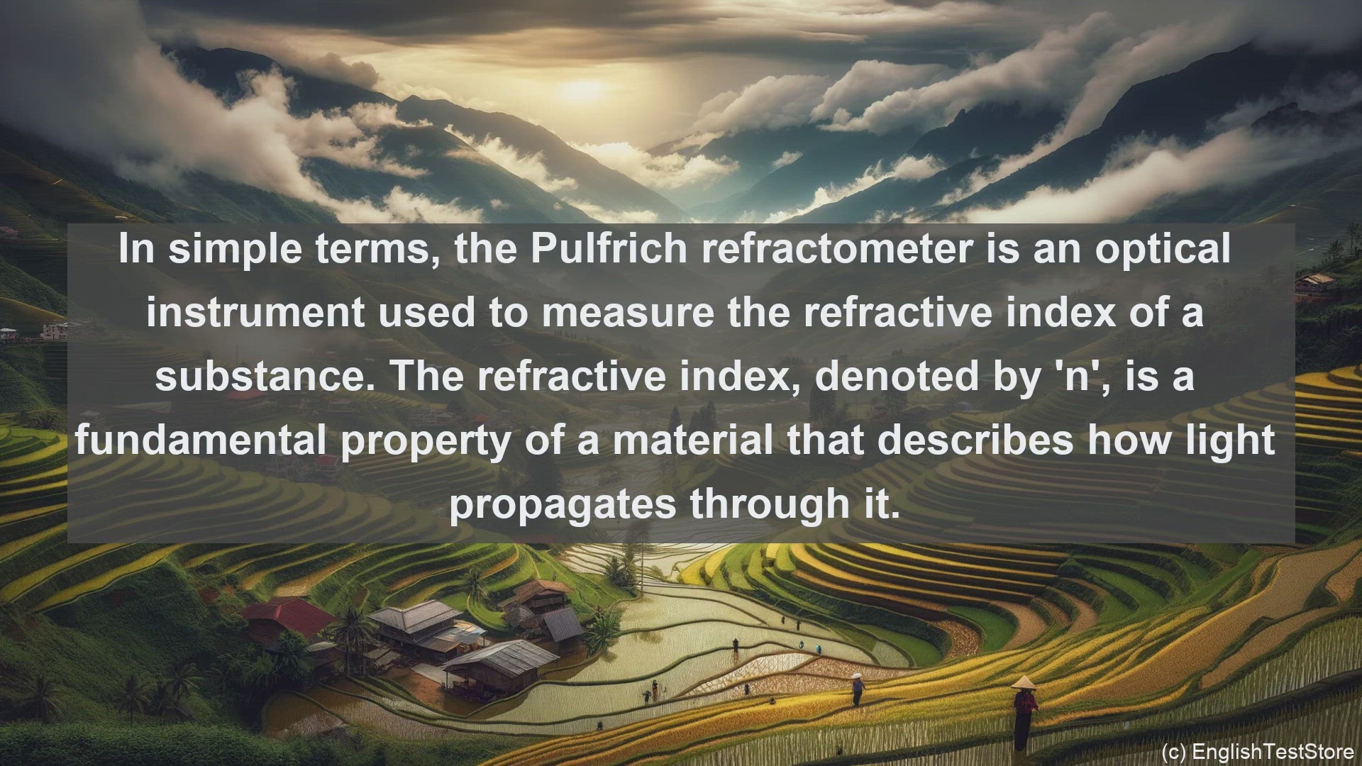 'Video thumbnail for Pulfrich refractometer in science  definition and examples'