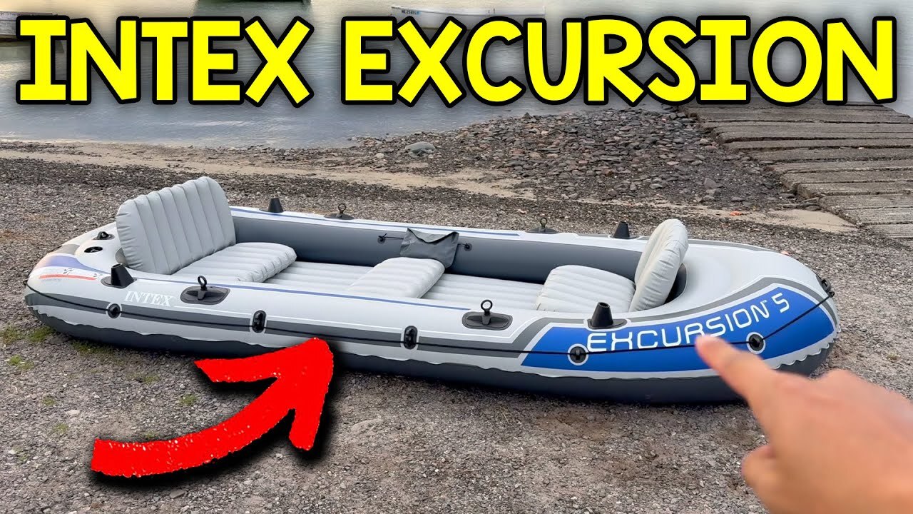 Video thumbnail for Intex Excursion 5 Person Inflatable Boat Installation