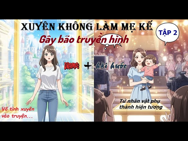 Video thumbnail for Xuyên không làm mẹ kế Gây bão truyền hình Tập 2 | Truyện Ngôn Tình Hài Hước – Showbiz