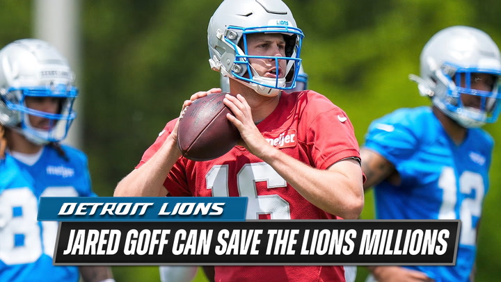 'Video thumbnail for Jared Goff can help the Lions save millions to retain Detroit's top talent'