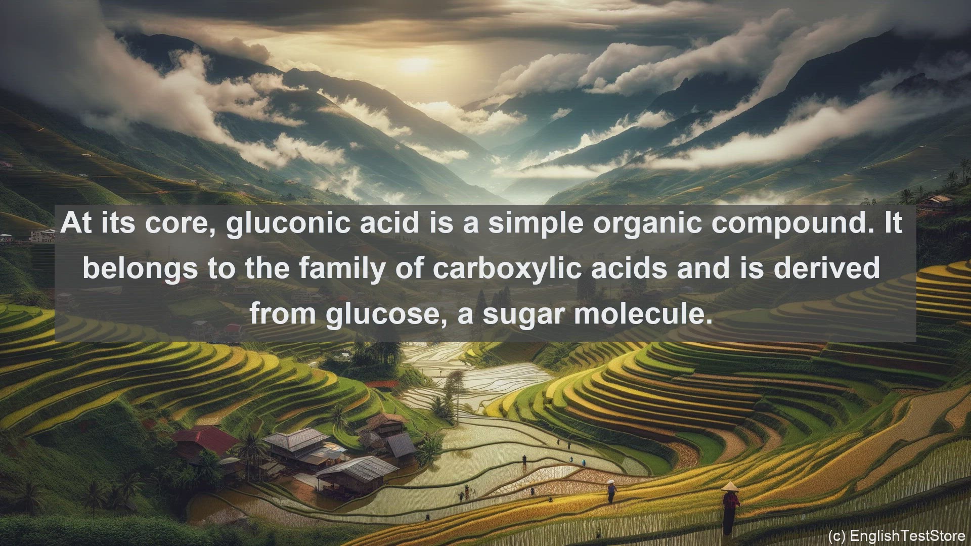 'Video thumbnail for Gluconic acid in science  definition and examples'
