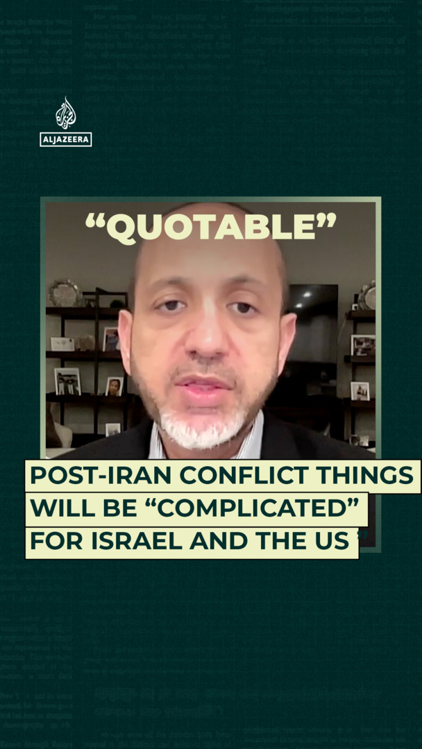 'Video thumbnail for Post-Iran conflict things will be “complicated” for Israel and US'