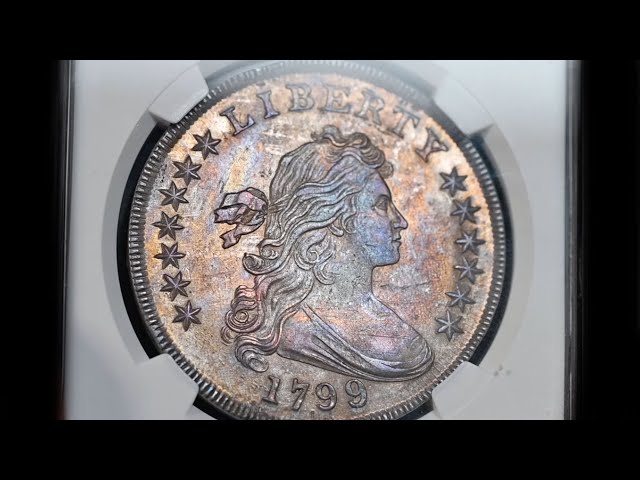 Video thumbnail for Guess the Grade of this 1799/8 Draped Bust Dollar. #coincollecting #coins #silver