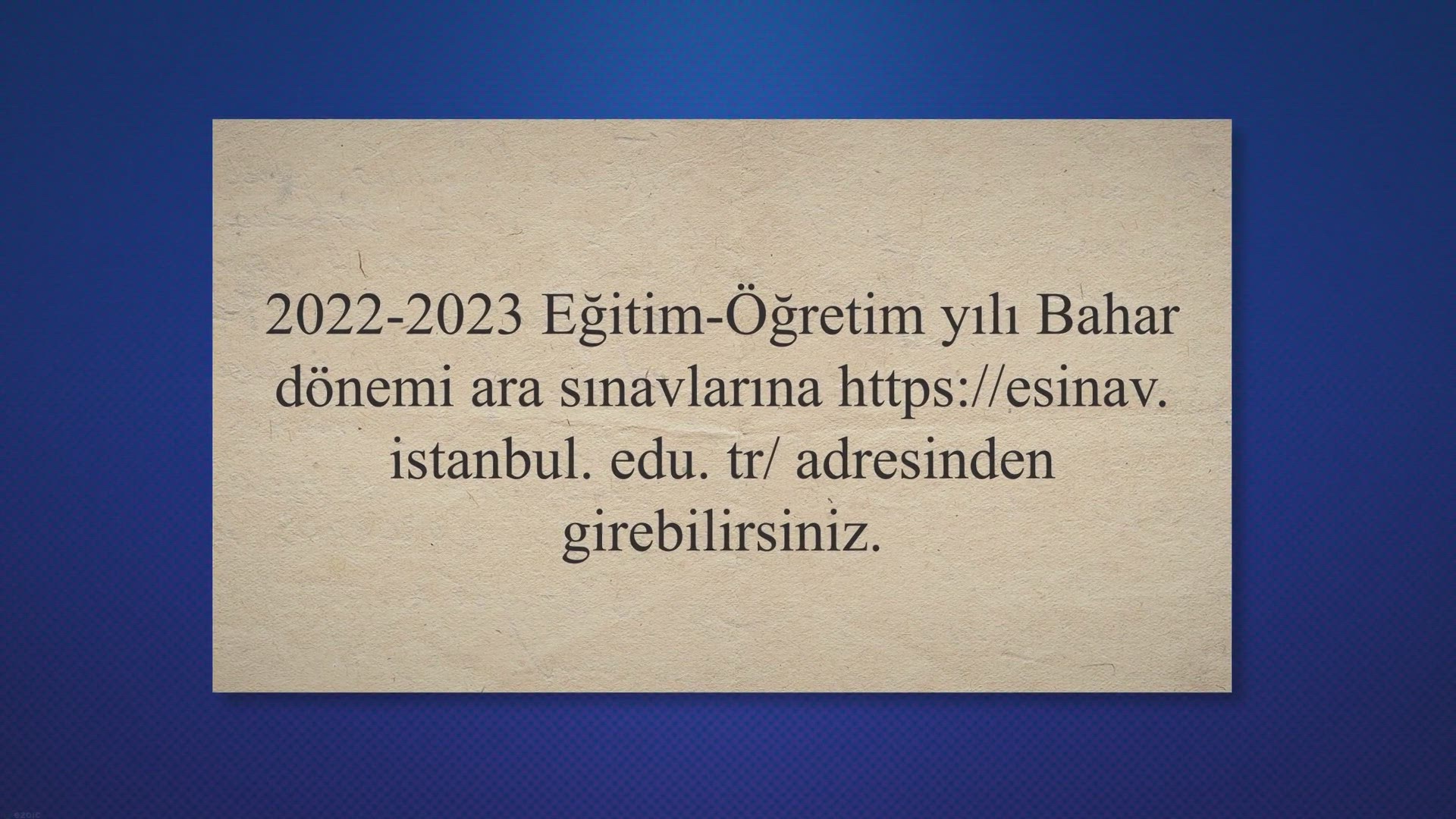 'Video thumbnail for AUZEF Online Sınav Hakkında Bilinmesi Gerekenler'