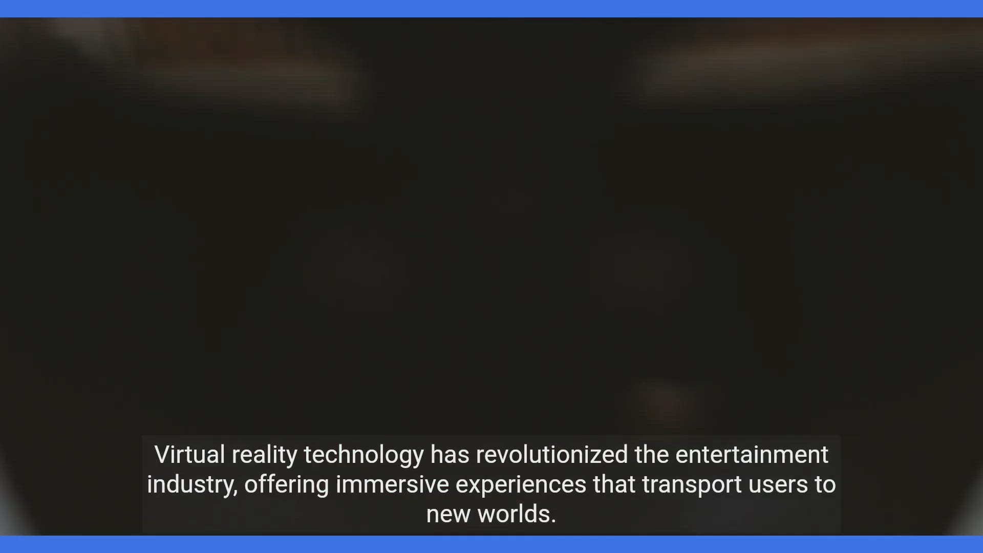 'Video thumbnail for Applications of Virtual Reality'
