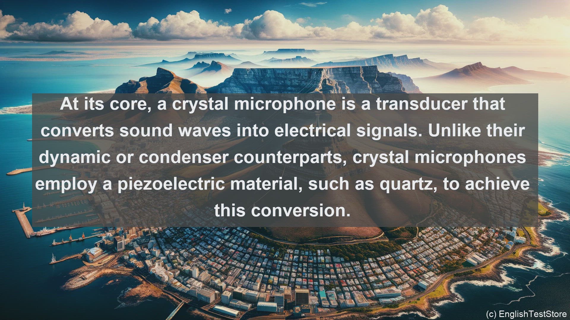 'Video thumbnail for Crystal microphone in science  definition and examples'