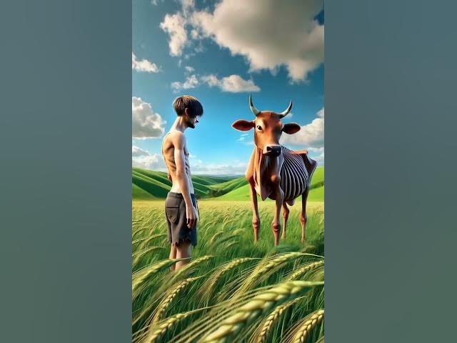 Video thumbnail for Beautiful AI Short story of a Thin Horse and a Thin Man @AI-CARTOON-VEDIO#viralshorts