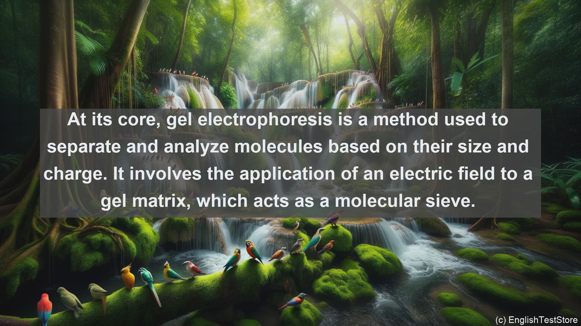 'Video thumbnail for Gel electrophoresis in science  definition and examples'