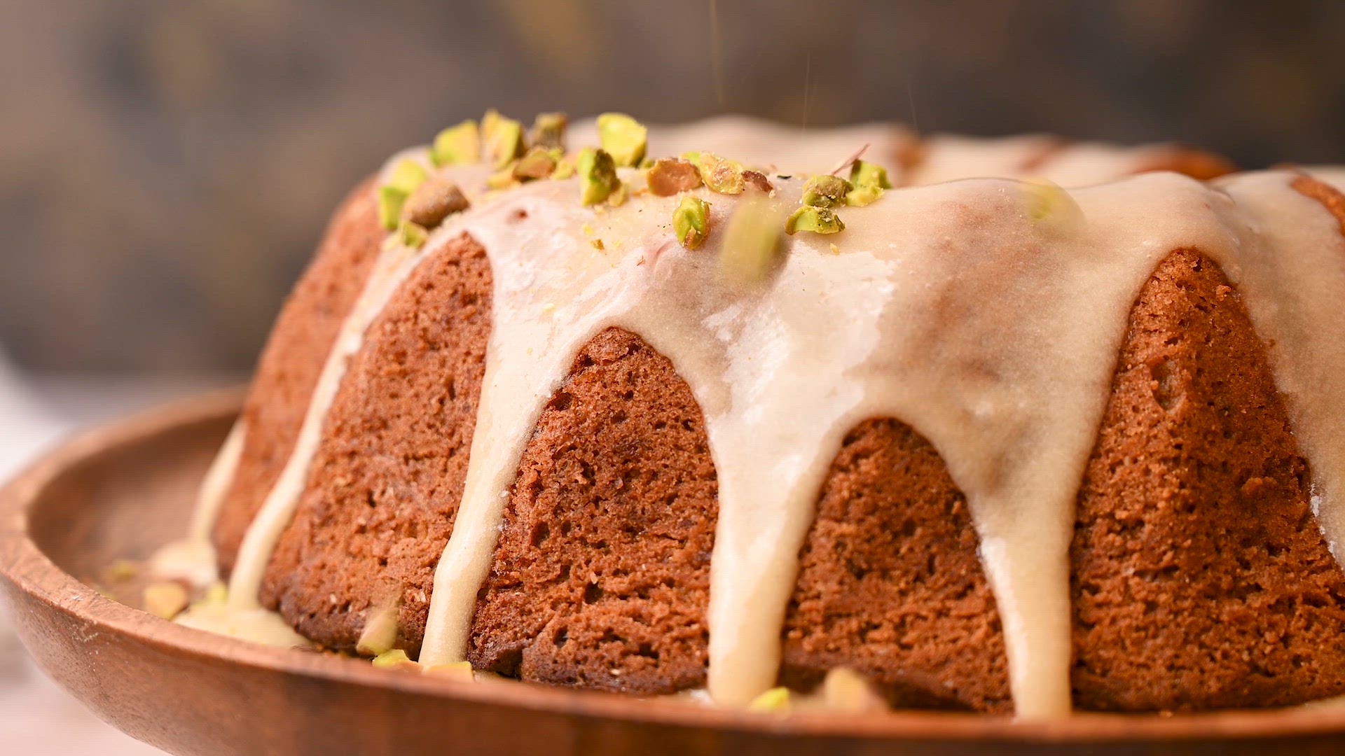 'Video thumbnail for Pumpkin Spice Bundt Cake with Maple Glaze'