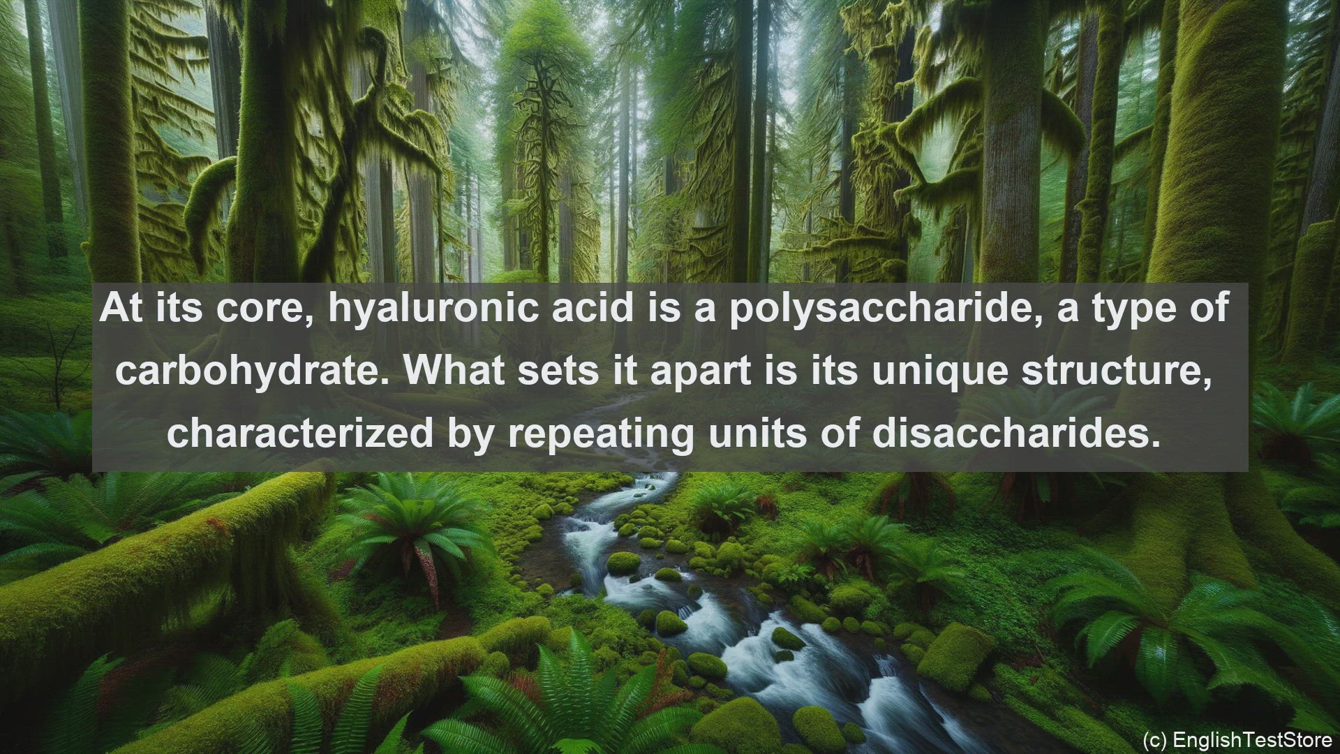 'Video thumbnail for Hyaluronic acid in science  definition and examples'