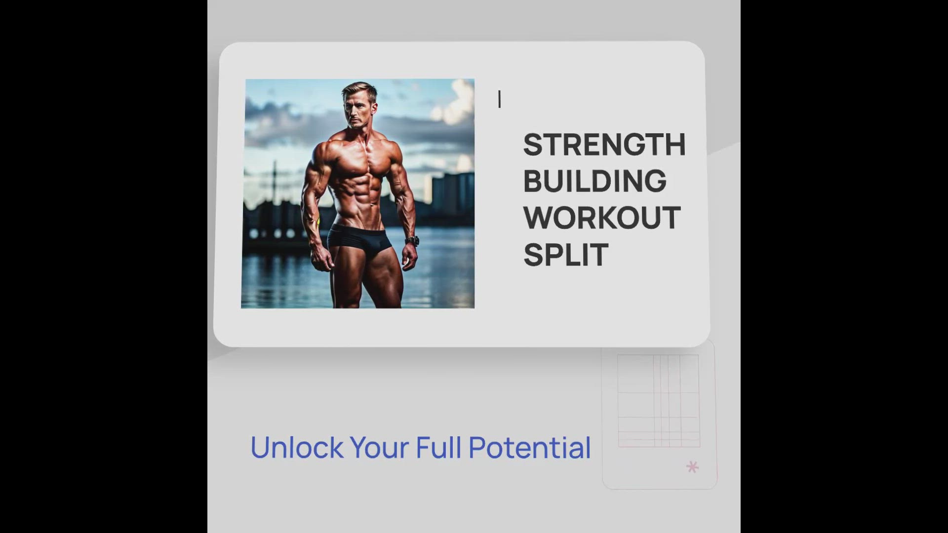 'Video thumbnail for Strength Building Workout Split 💪'
